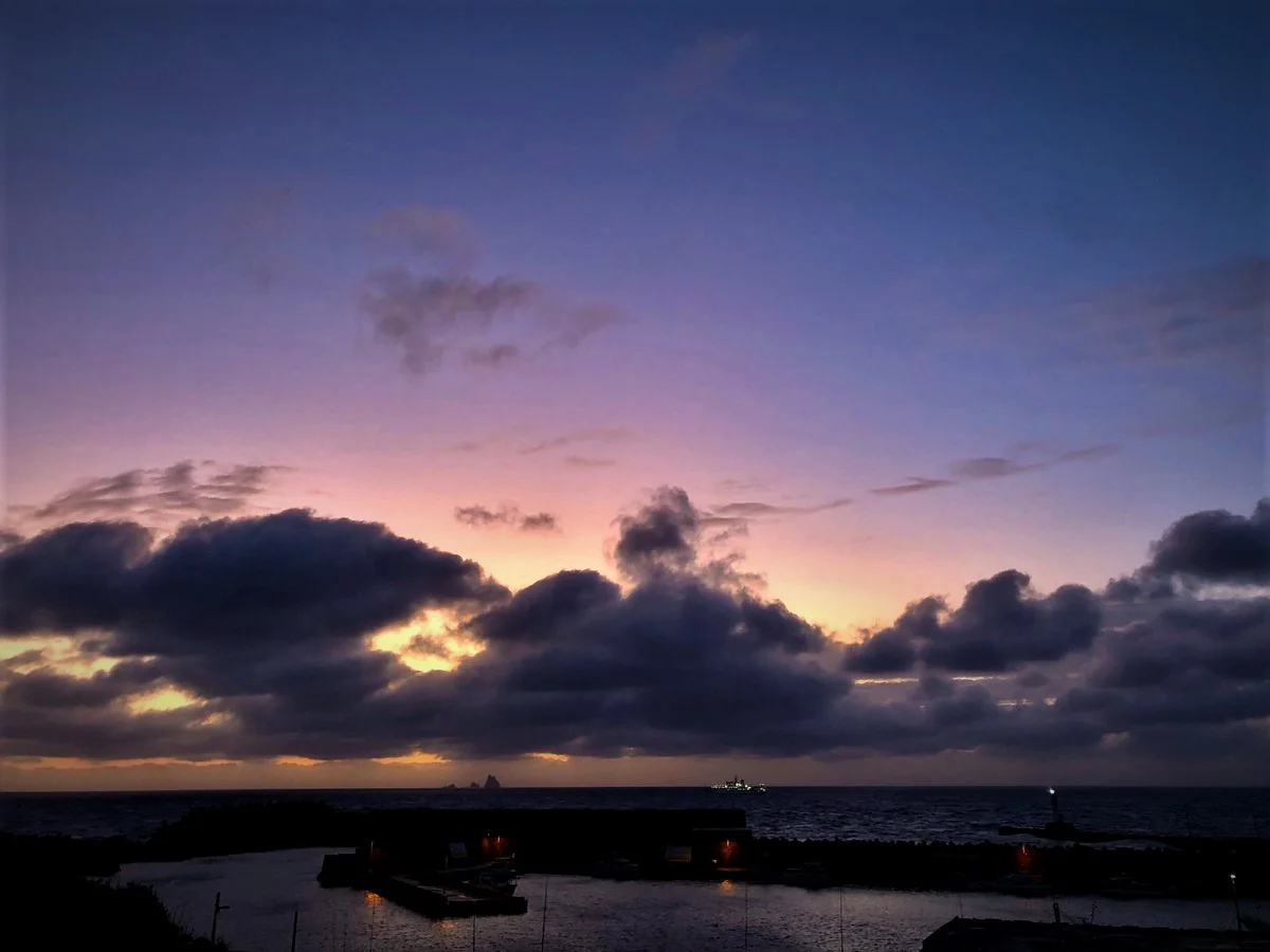 投稿写真：大荒れの日の夕暮れ
