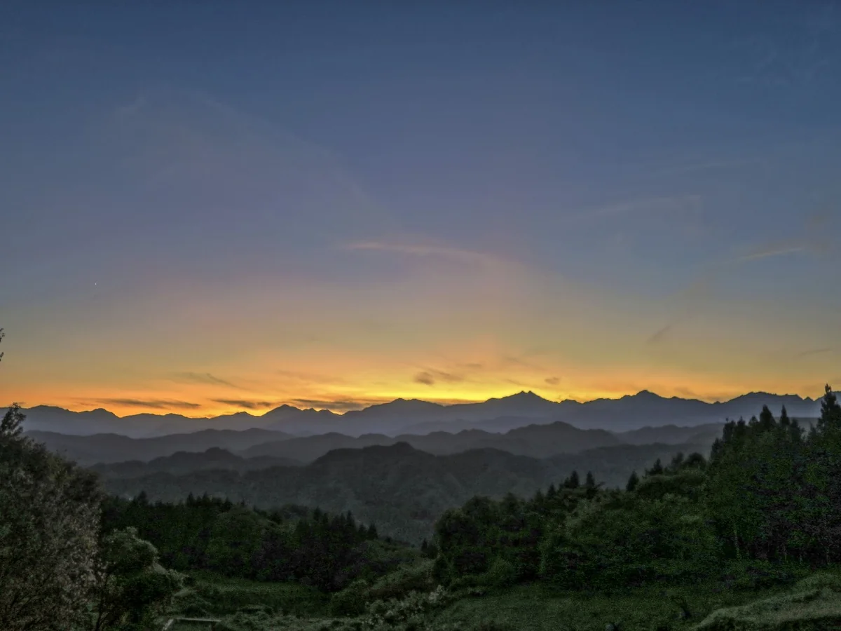 投稿写真：北アルプス夕景~マジックアワー