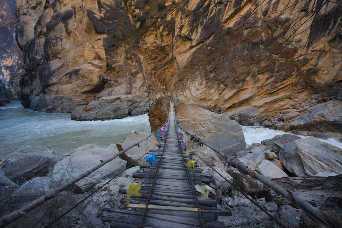投稿写真：中国の吊り橋