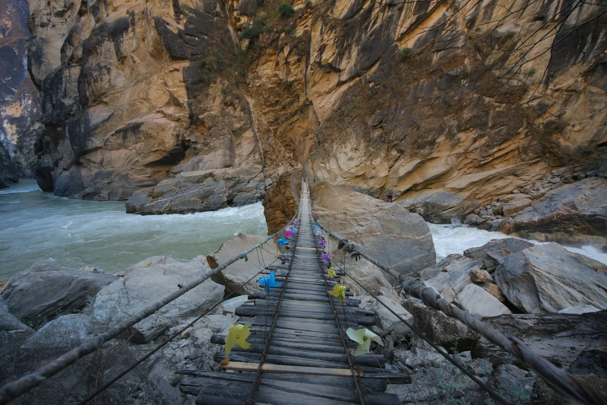 投稿写真：中国の吊り橋