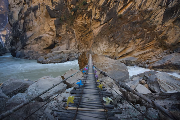 投稿：中国の吊り橋