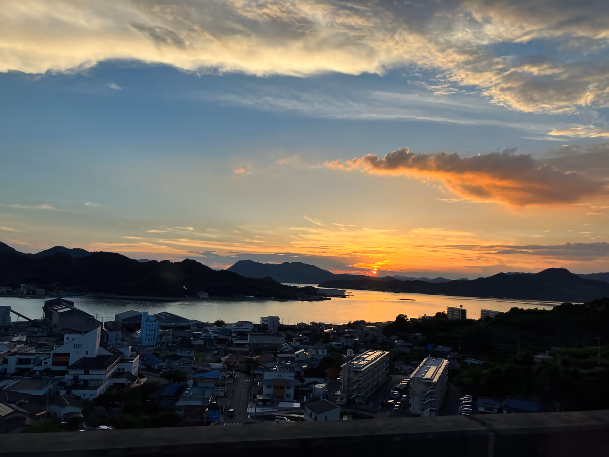 投稿写真：瀬戸内海の夕焼け