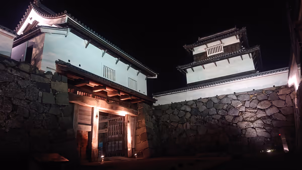 投稿：福岡城の夜