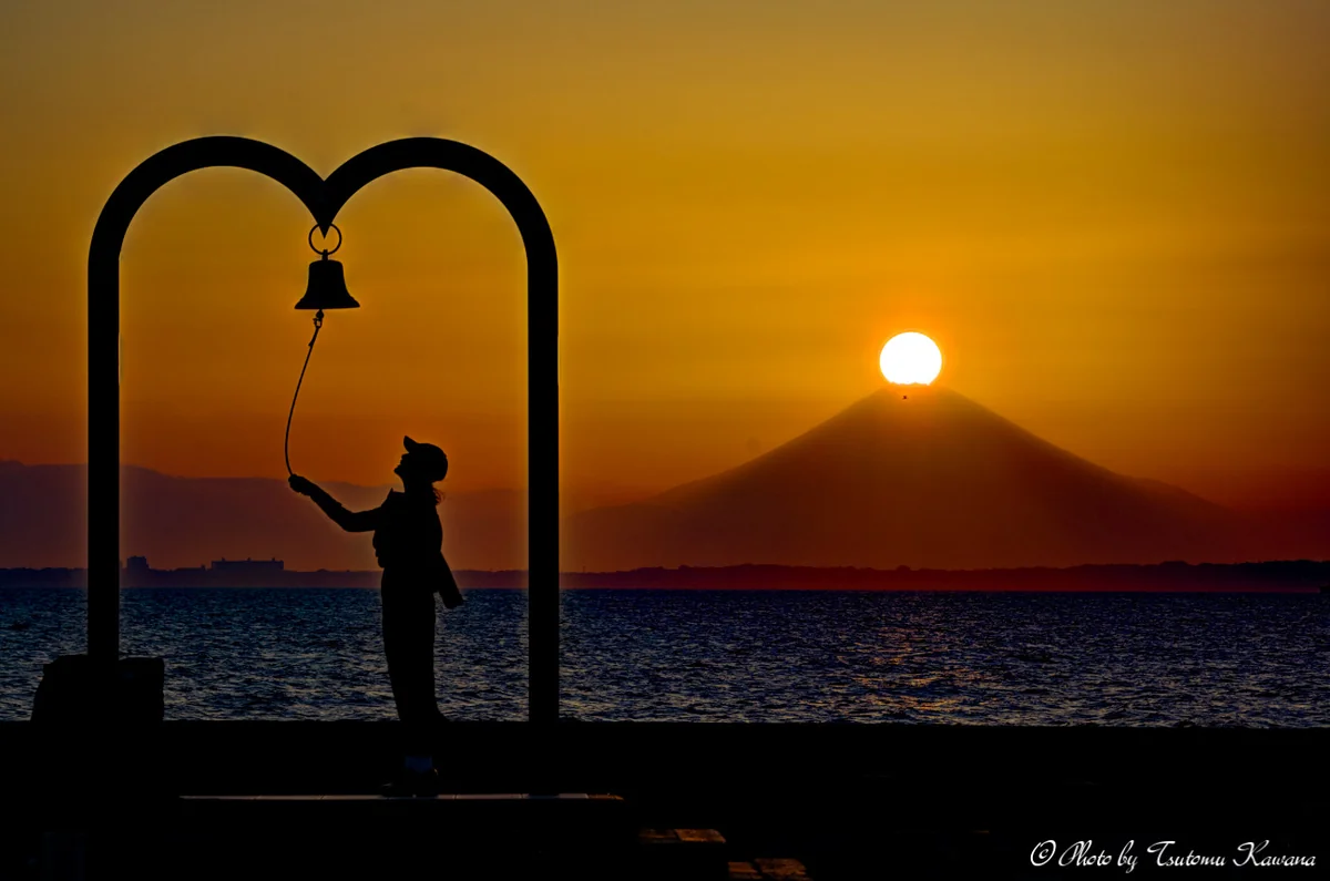投稿写真：乙女の心、ダイヤモンド富士に響け～♪