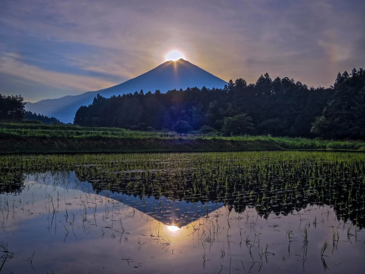 投稿写真：ダブルダイヤモンド富士