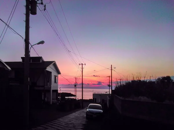 投稿：伊豆大島の夕焼け