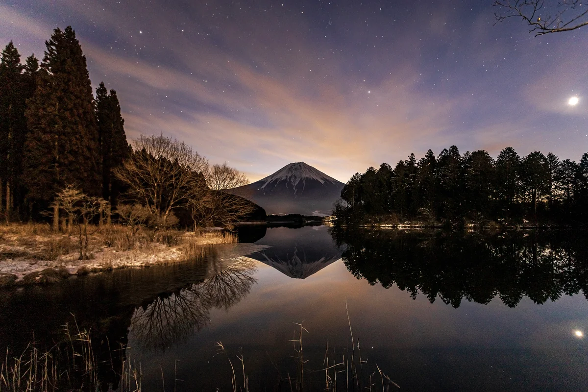 投稿写真：幻想的な富士