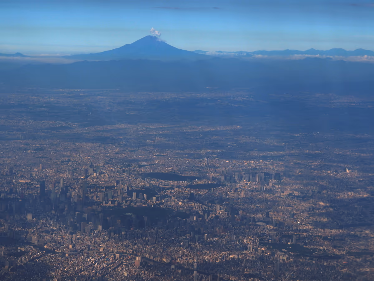 投稿写真：大都会東京　日本一富士山
