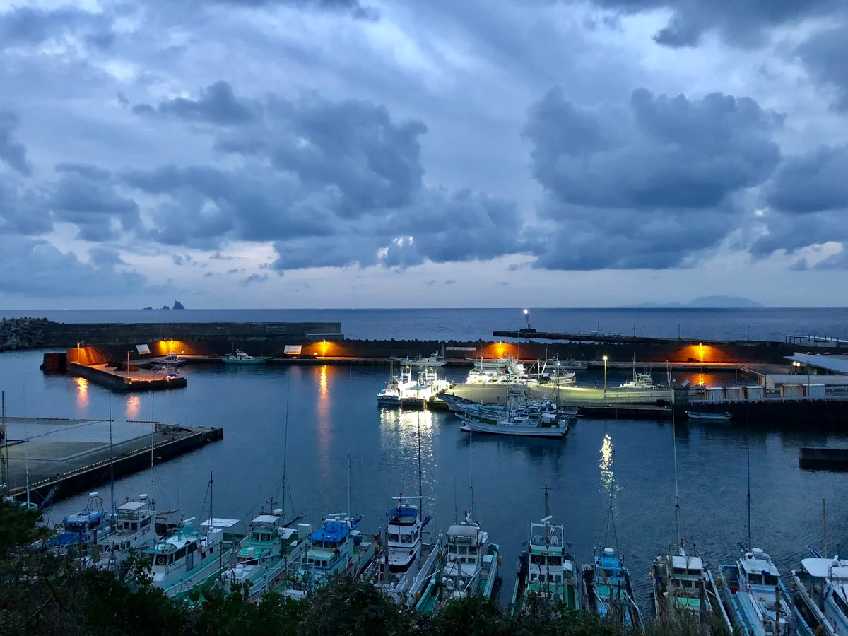 投稿写真：夕暮れの港