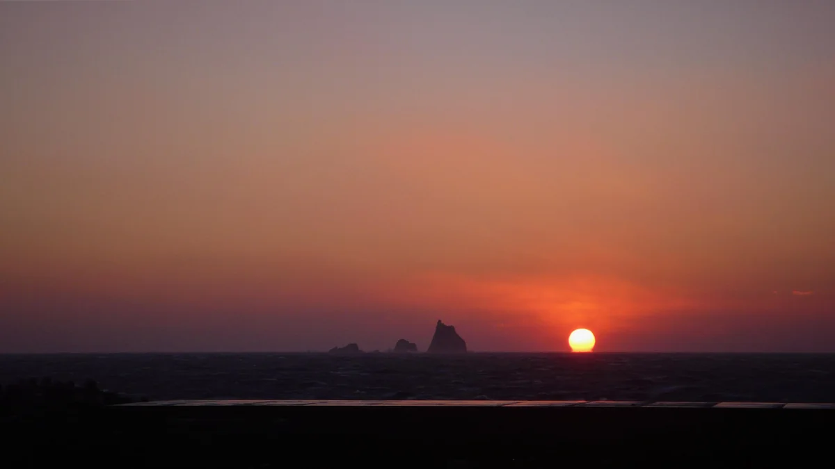 投稿写真：ランボーの永遠のような夕陽