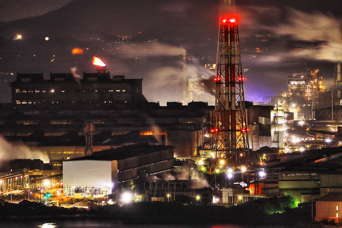 投稿写真：鉄が造られる町