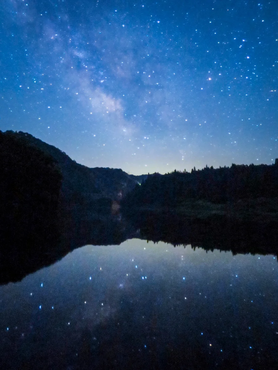 投稿写真：天の川とさそり座のリフレクション