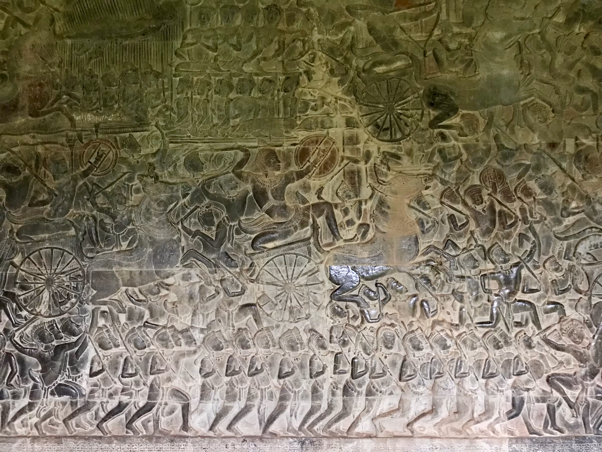 投稿写真：古代クメールの彫刻