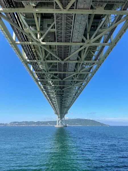 投稿：明石海峡大橋を舞子公園側の真下から