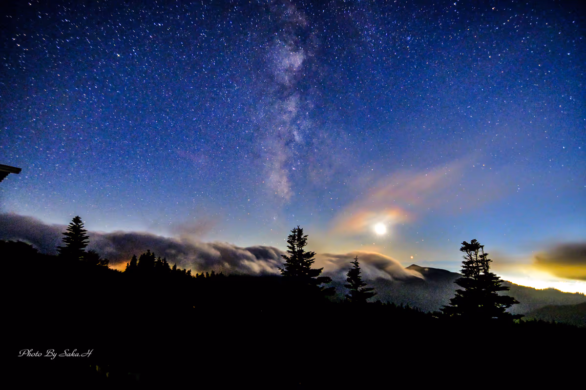 投稿写真：彩雲　天の川　滝雲