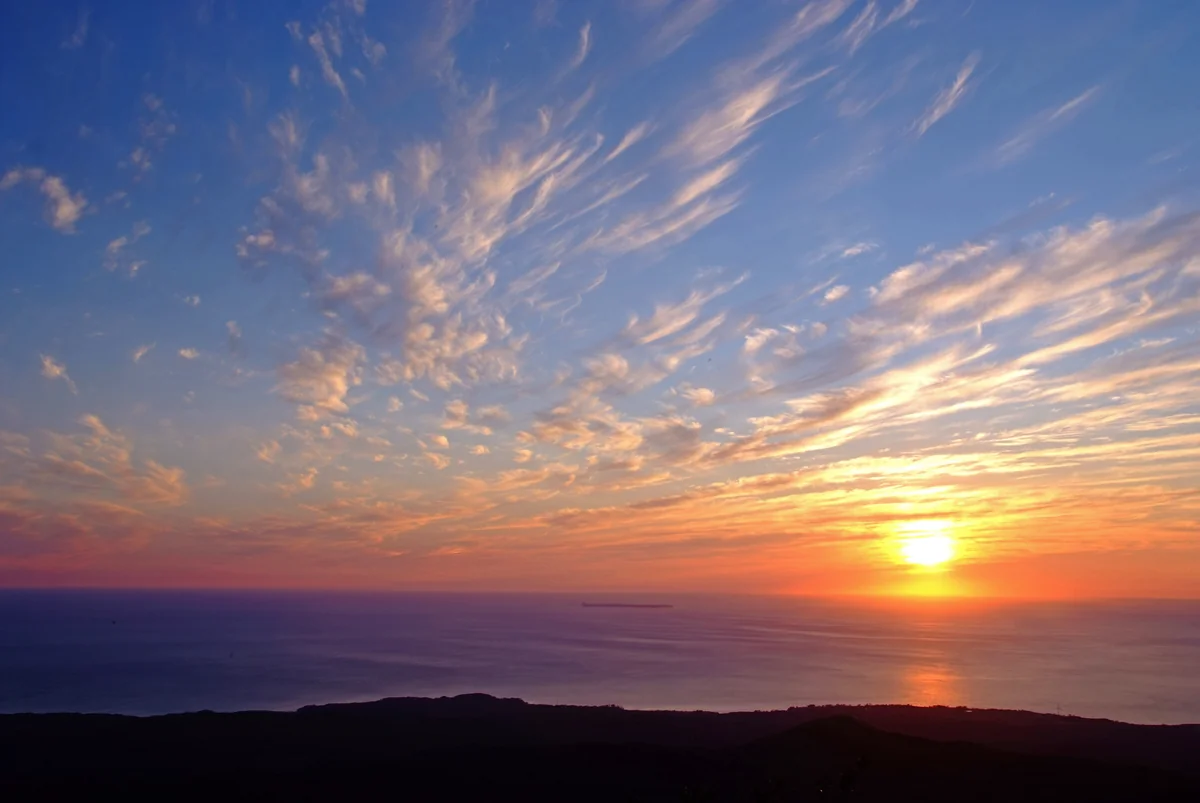 投稿写真：鳥海山4合目からの夕焼け