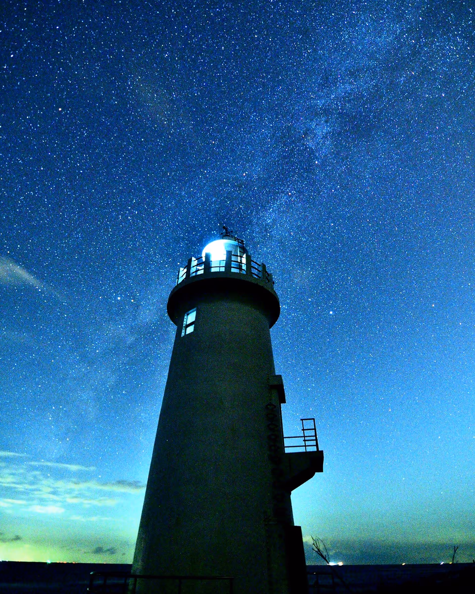 投稿写真：伊良湖岬灯台の星空