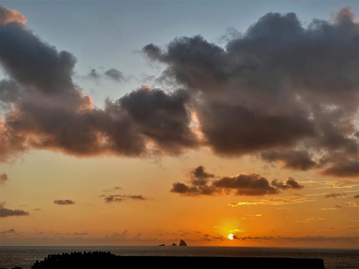 投稿写真：１０月の夕陽