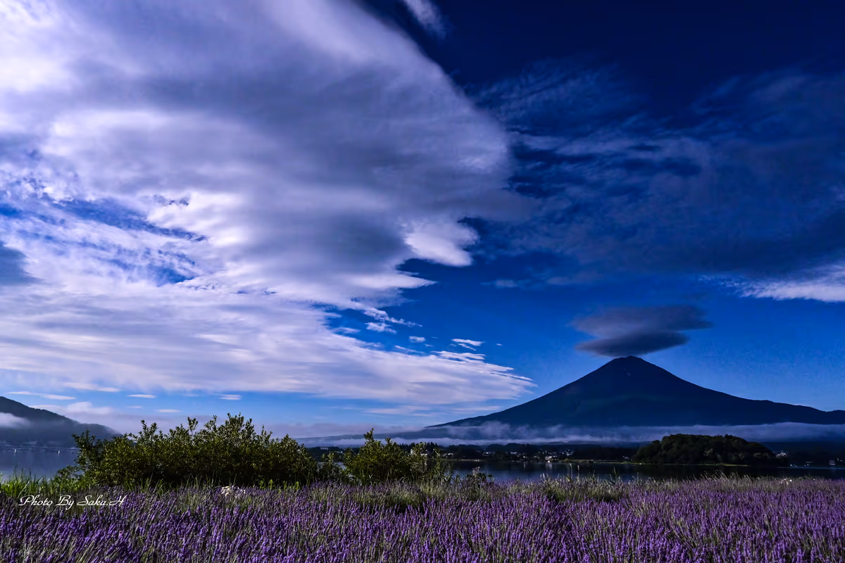 投稿写真：吊るし雲と傘雲