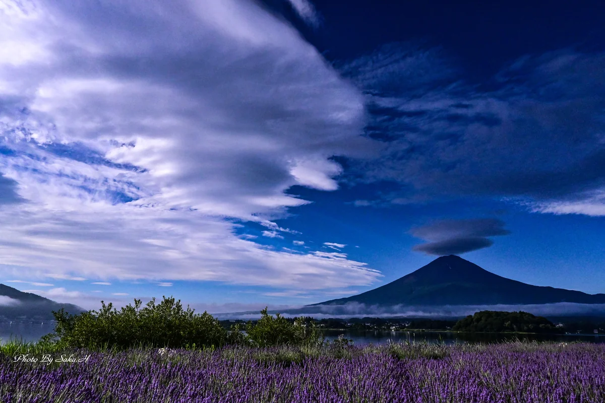 投稿写真：吊るし雲と傘雲