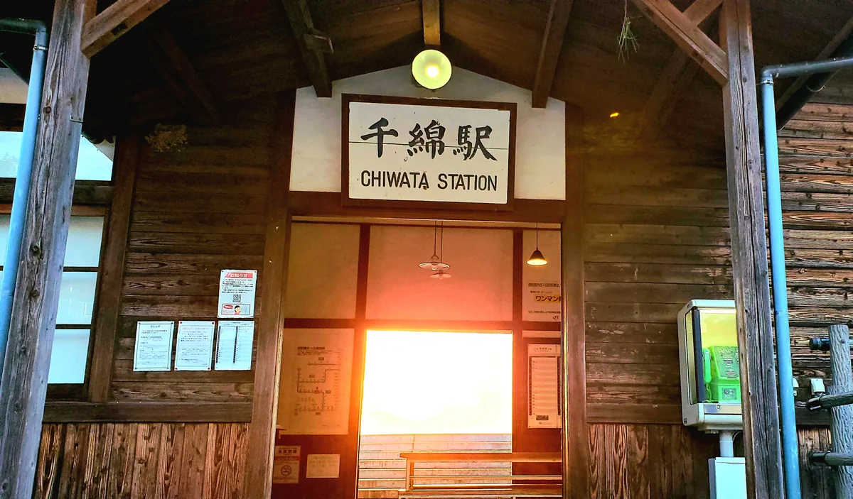 投稿写真：真正面に沈む夕日