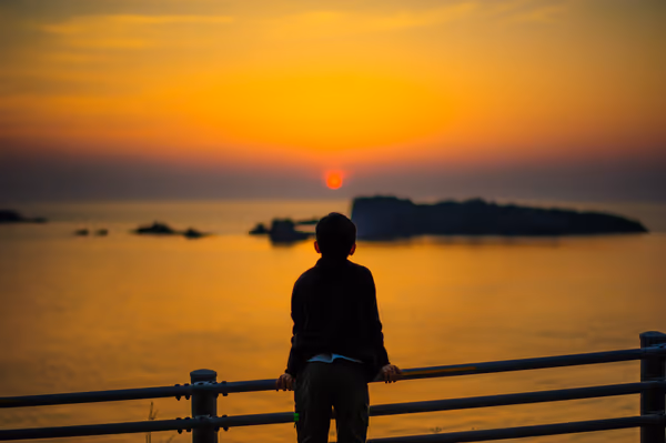 投稿：夕暮れの散歩道