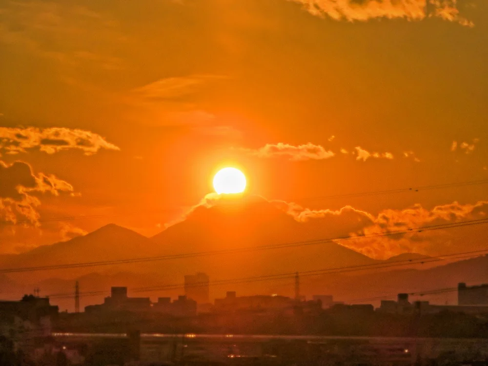 投稿写真：NGダイヤモンド富士