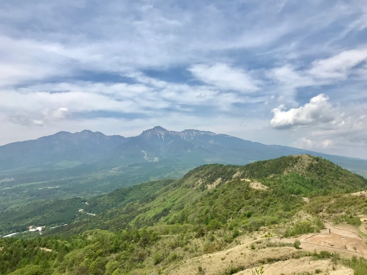 投稿写真：飯盛山山頂から見た八ヶ岳
