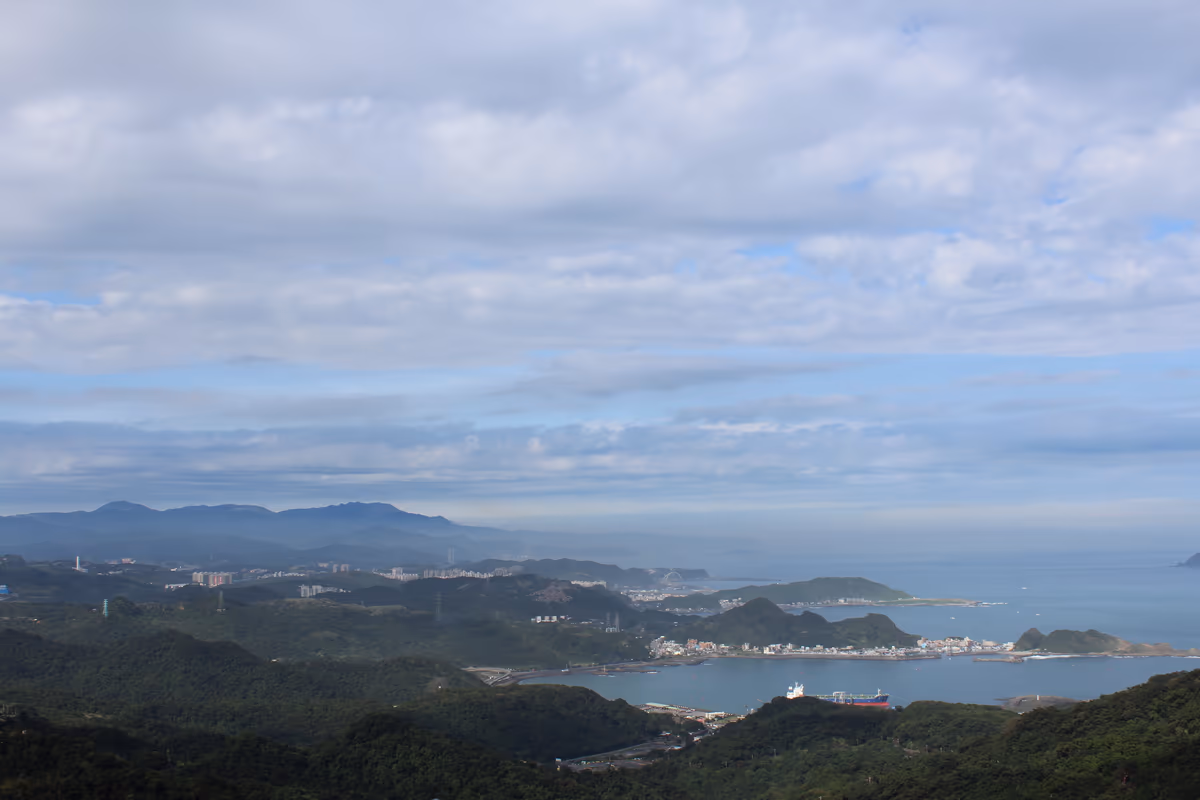 投稿写真：台湾・九分の基隆山山頂からの絶景