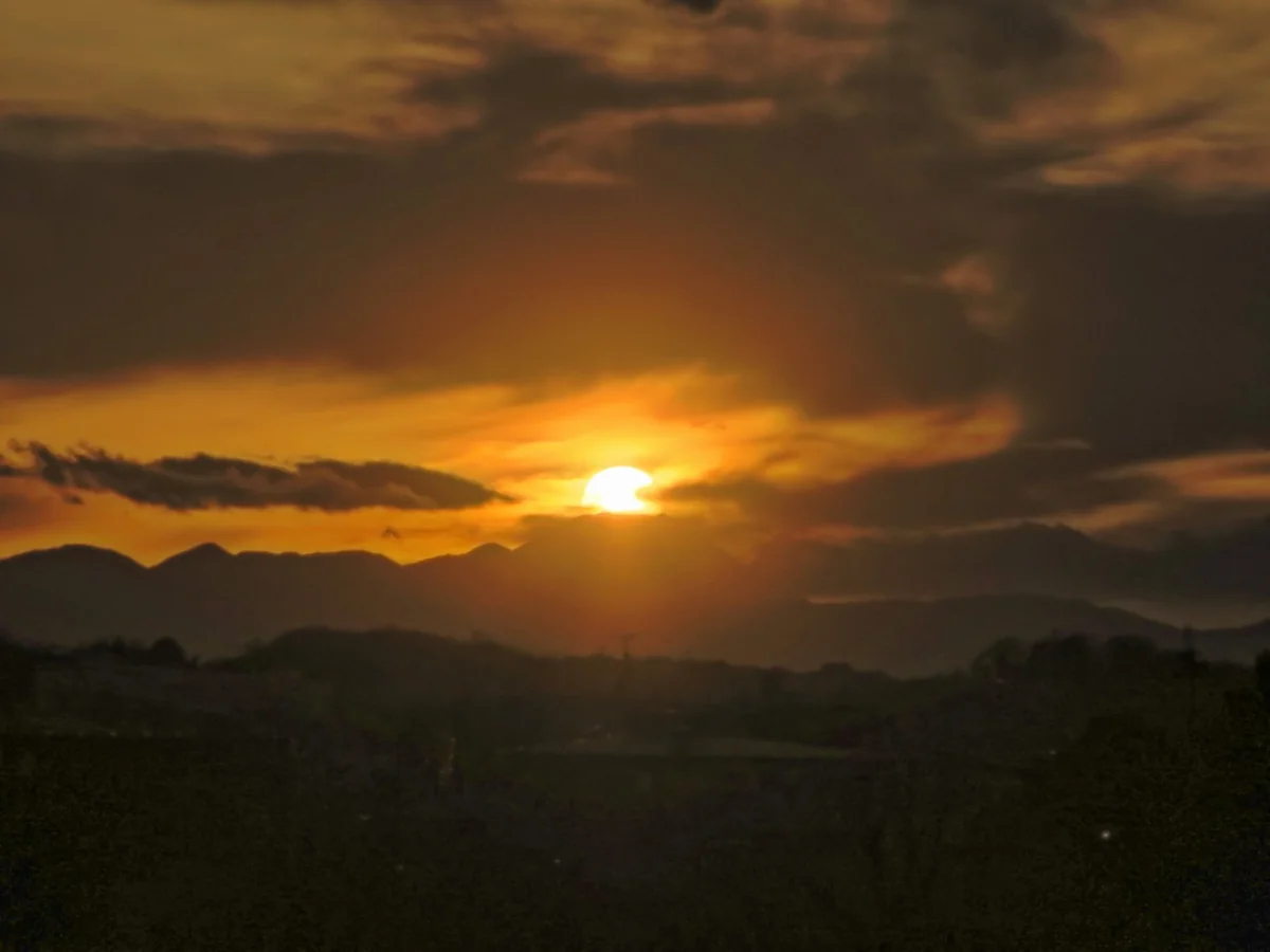 投稿写真：雲間のダイヤモンド富士