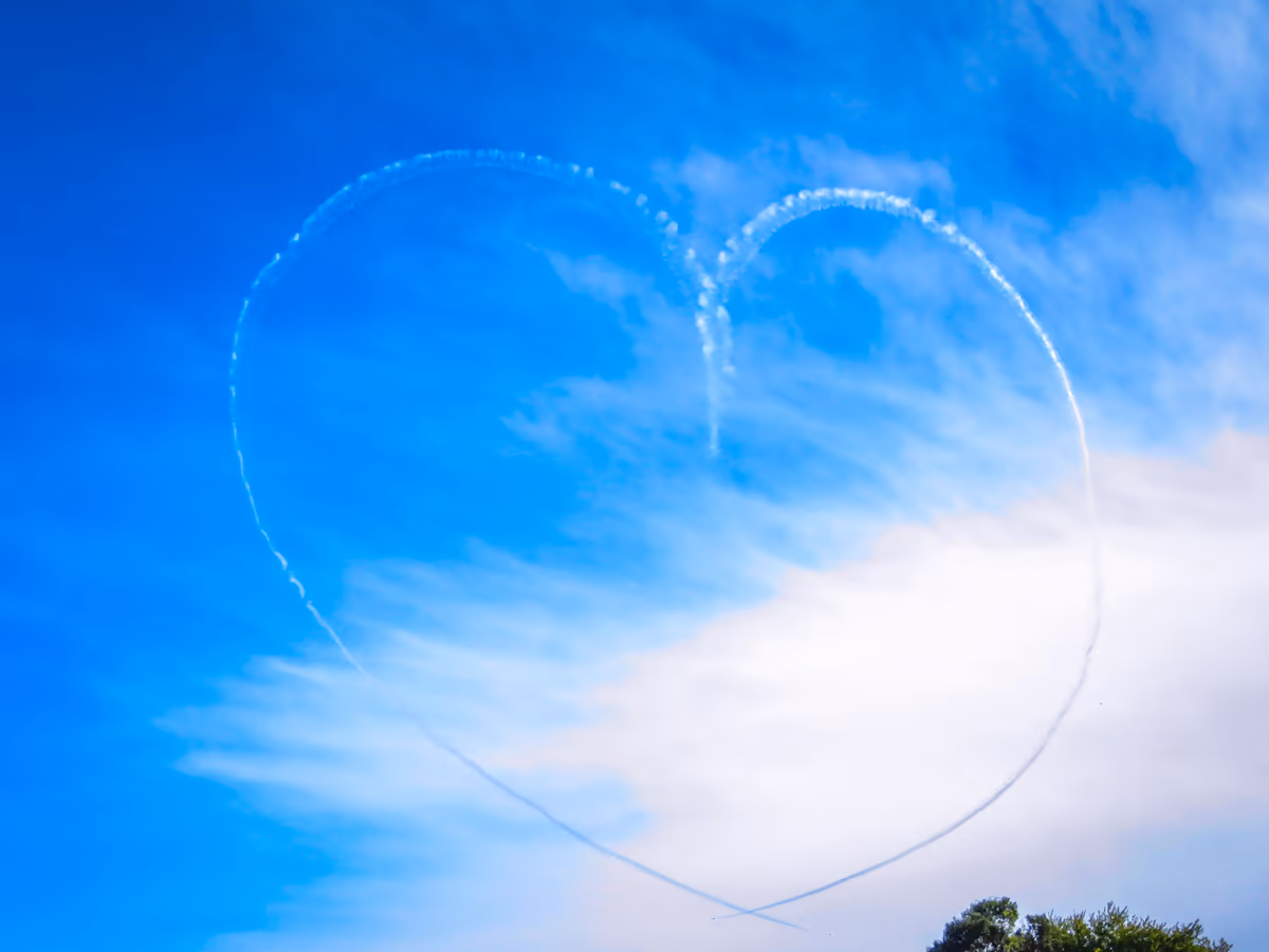投稿写真：入間航空祭~ブルーインパルスハート