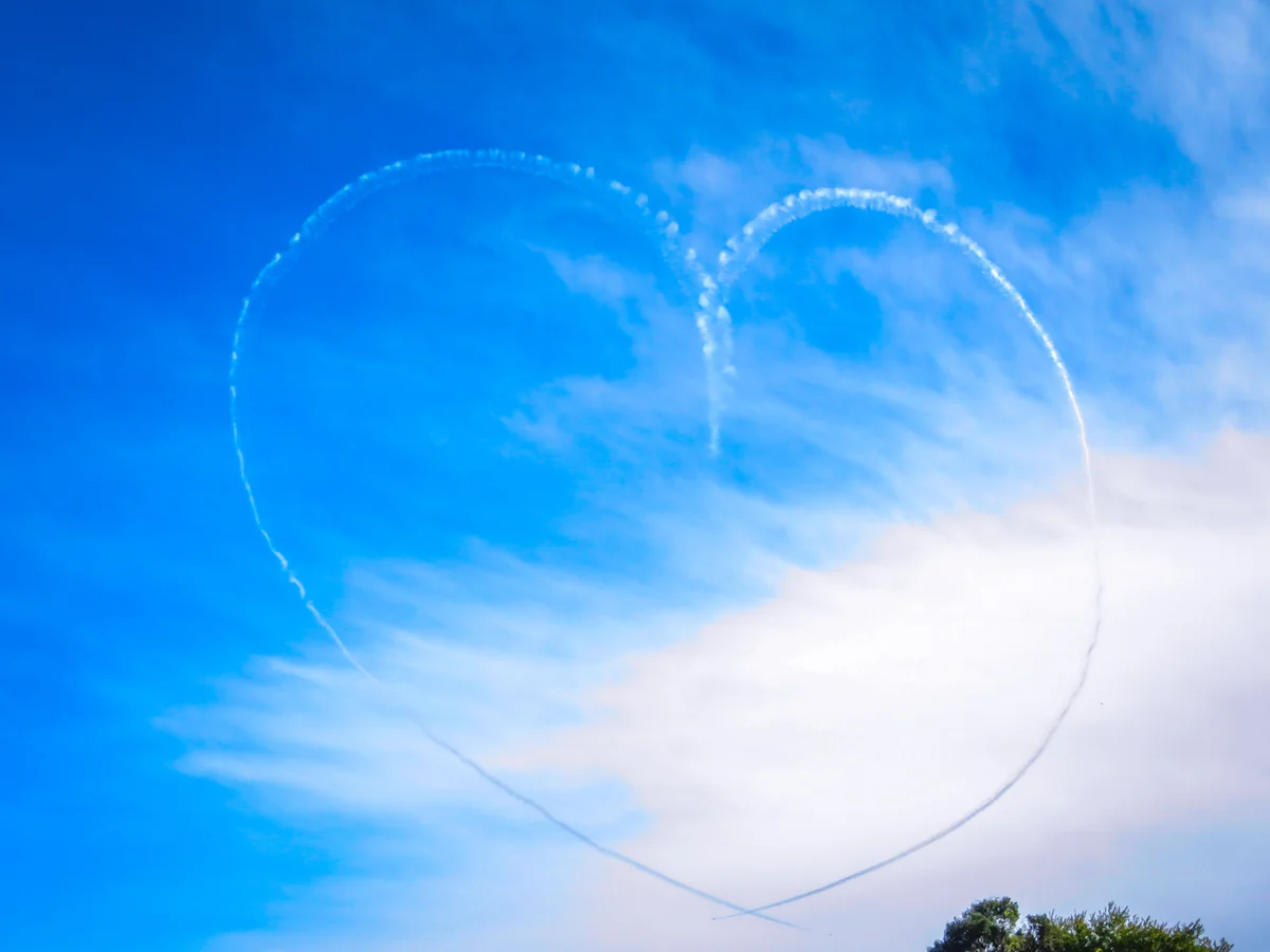 投稿写真：入間航空祭~ブルーインパルスハート