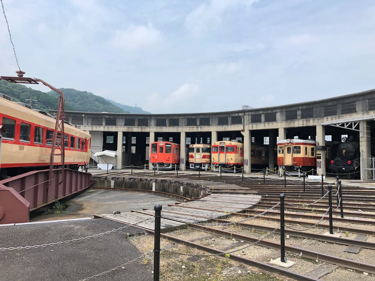 投稿写真：旧津山扇形機関車庫