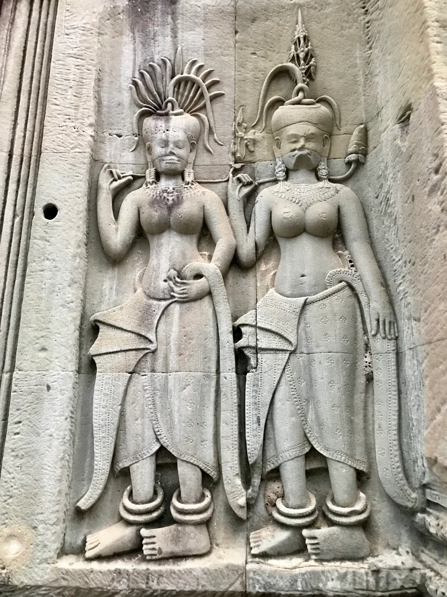 投稿写真：アンコールワットの彫刻