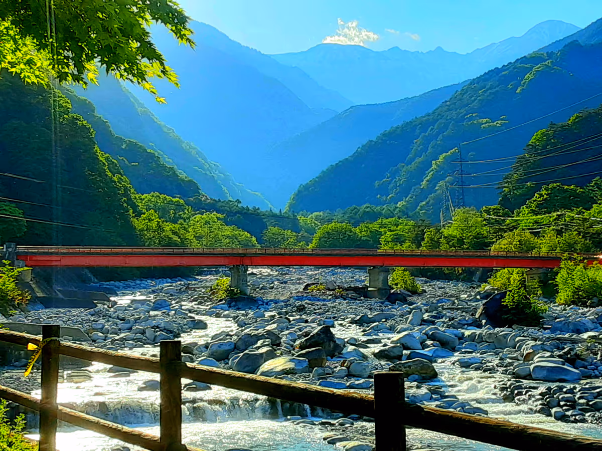 投稿写真：中央アルプス最高峰駒ヶ岳麓駒ヶ根高原大田切川