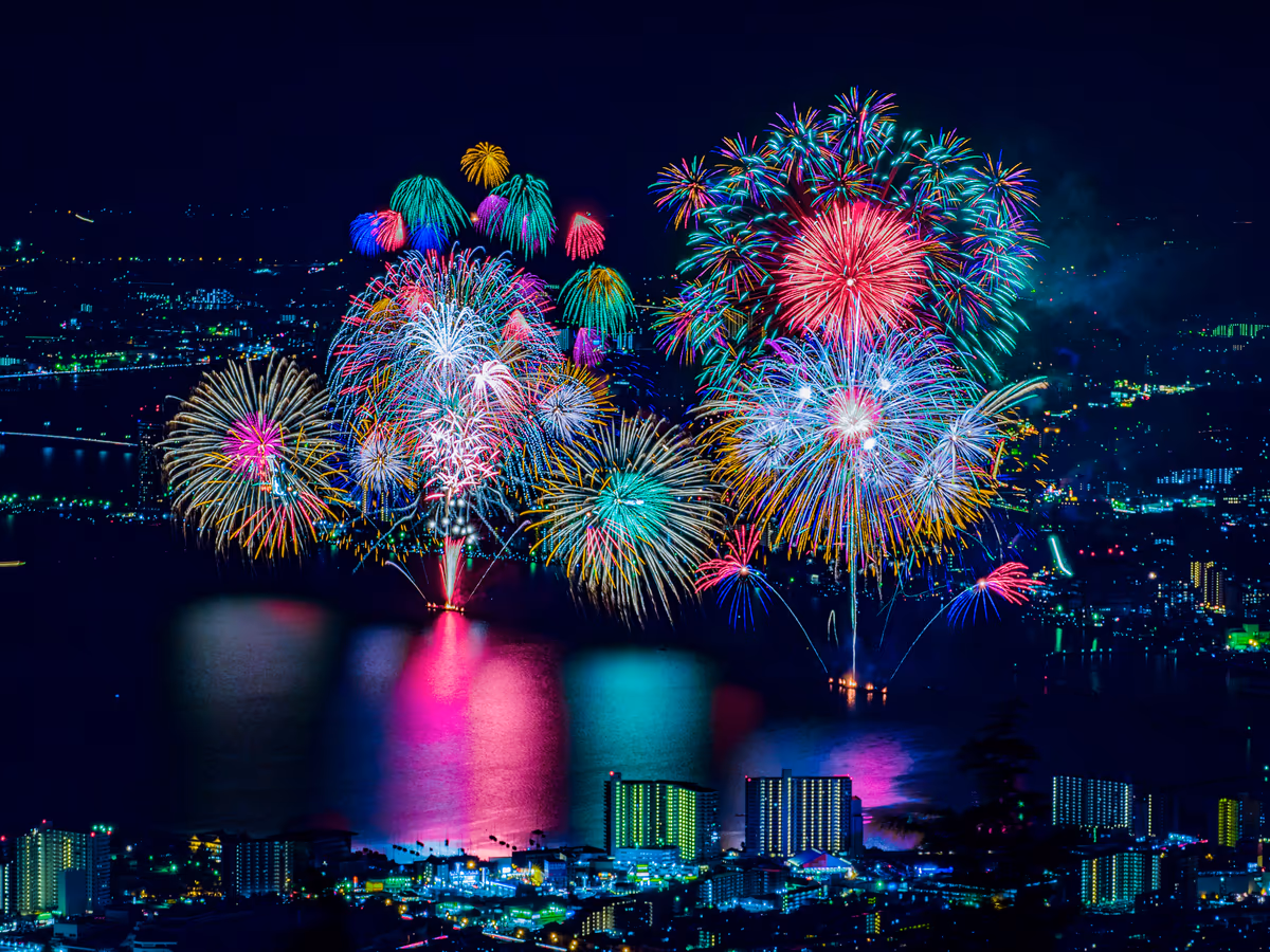 投稿写真：閃烈なる湖上の舞