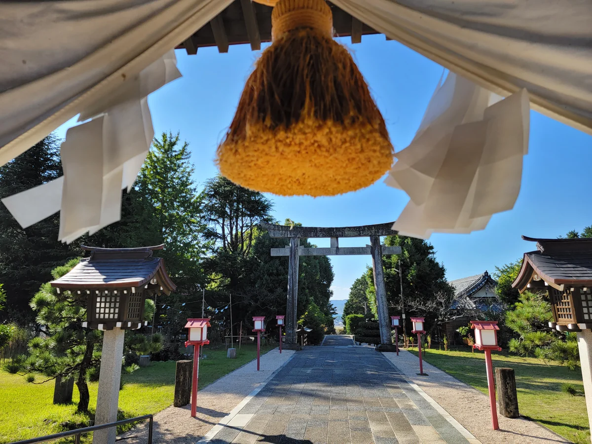 投稿写真：橘神社のハロウィンを確認中
