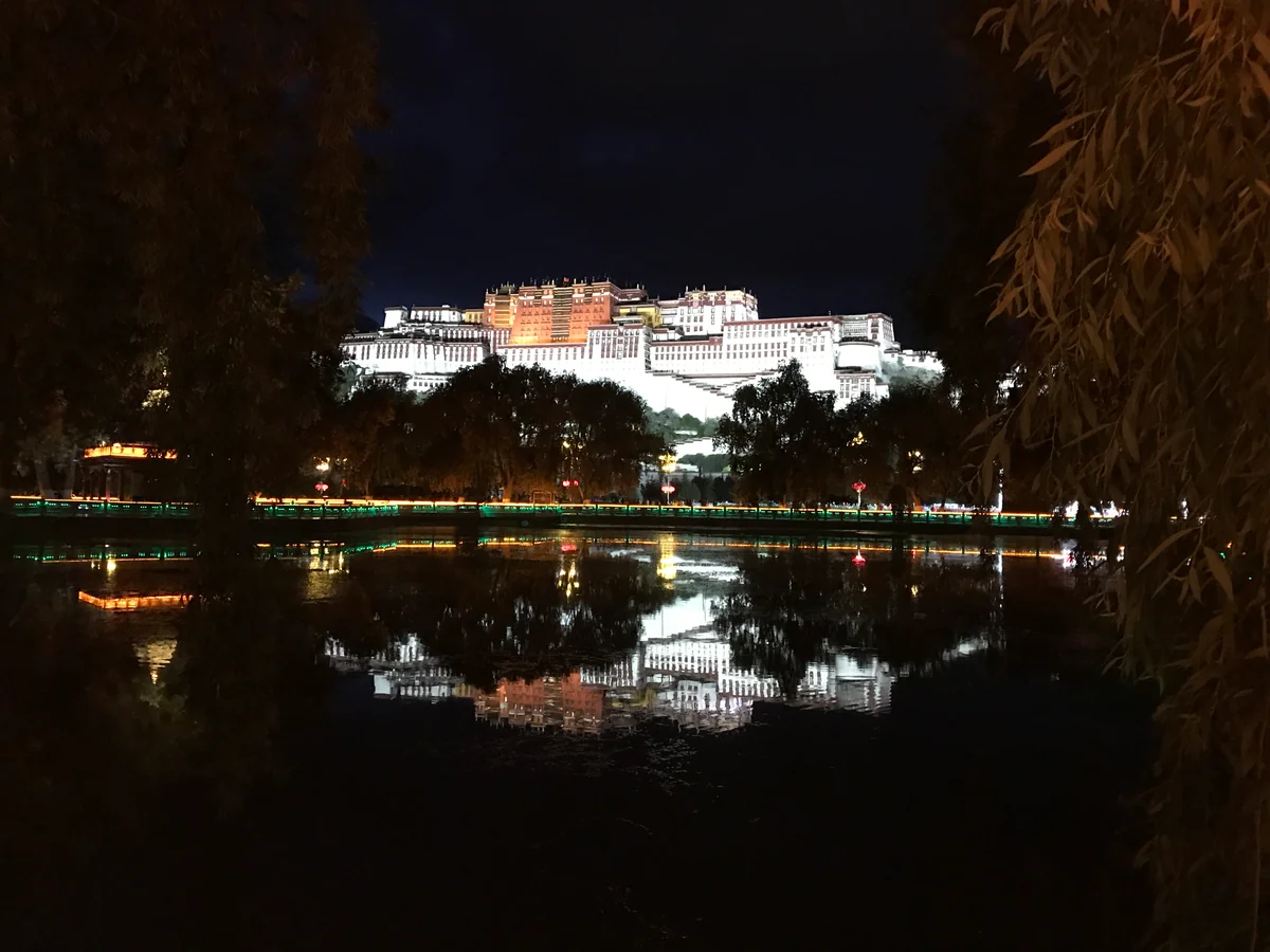 投稿写真：ライトアップされたポタラ宮