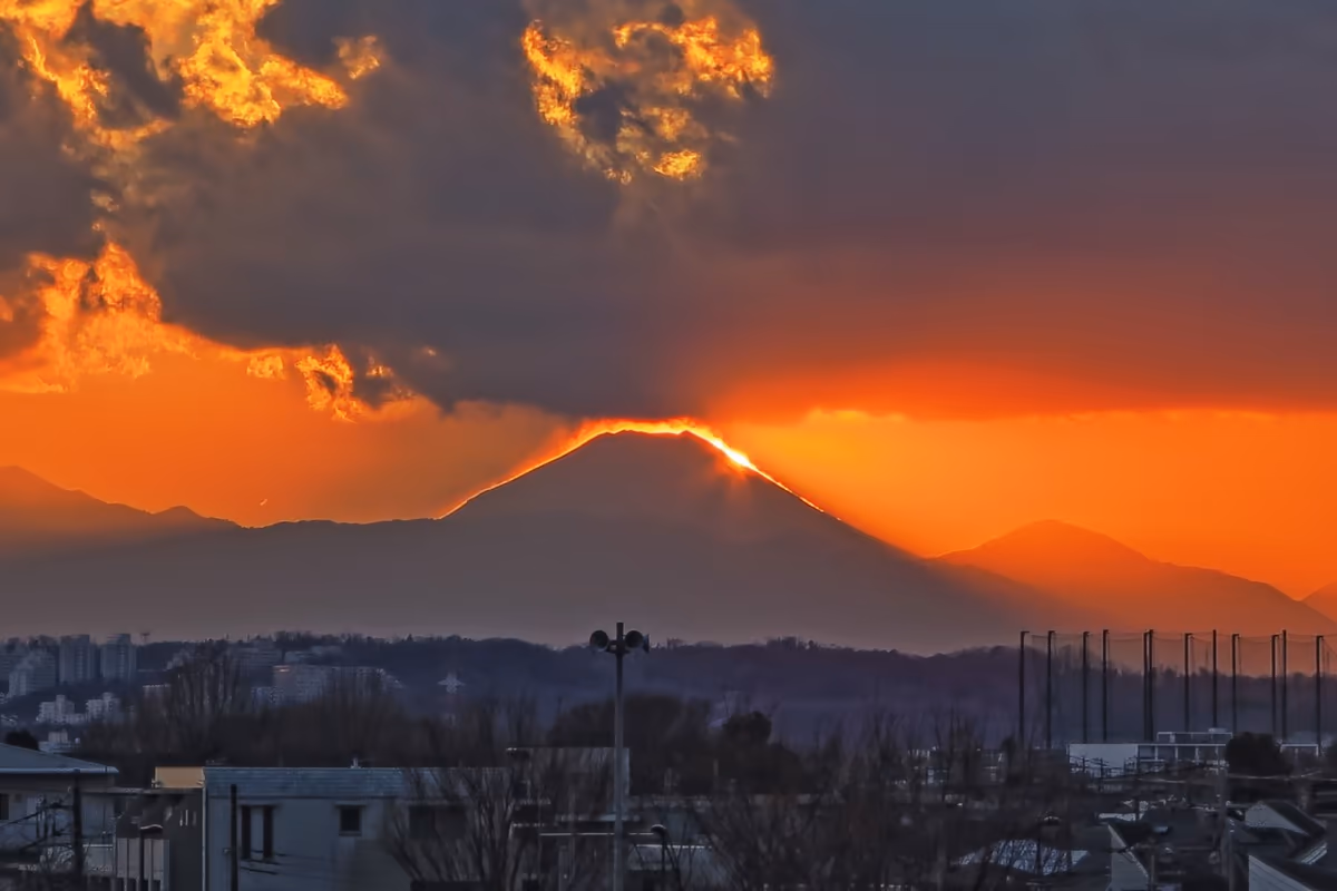 投稿写真：夕富士