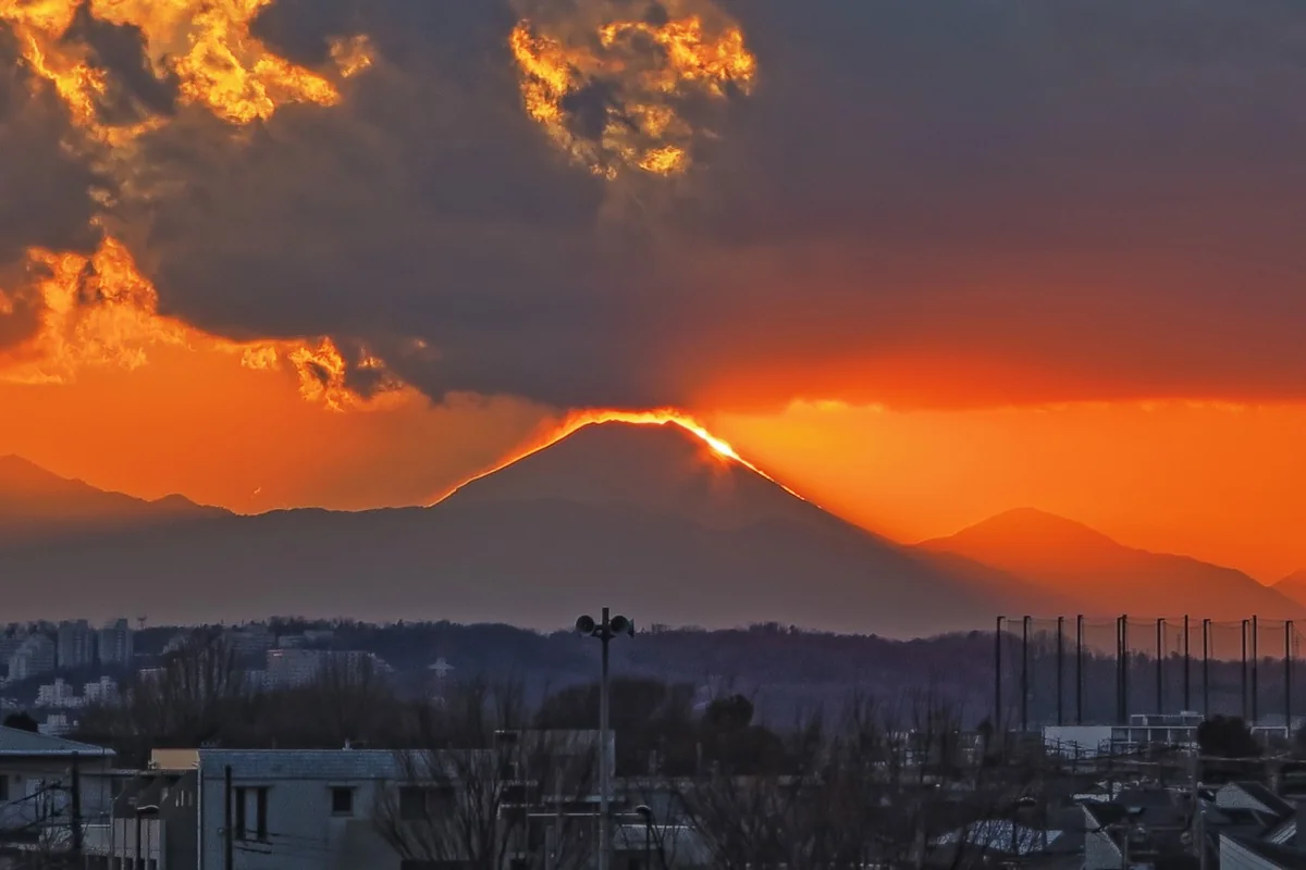 投稿写真：夕富士