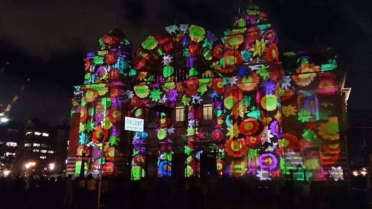 投稿写真：中之島公会堂プロジェクトマッピング