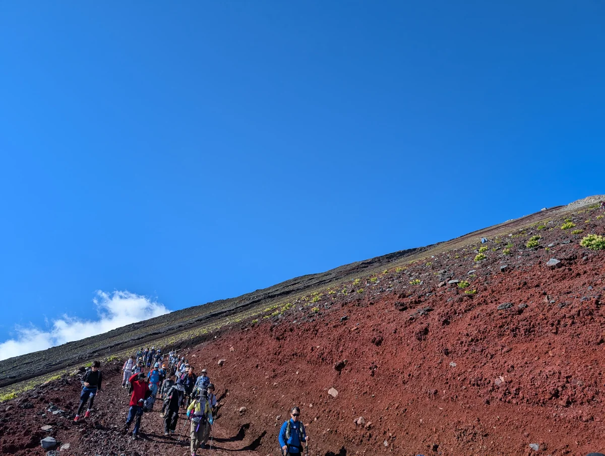 投稿写真：富士下山須走ルート