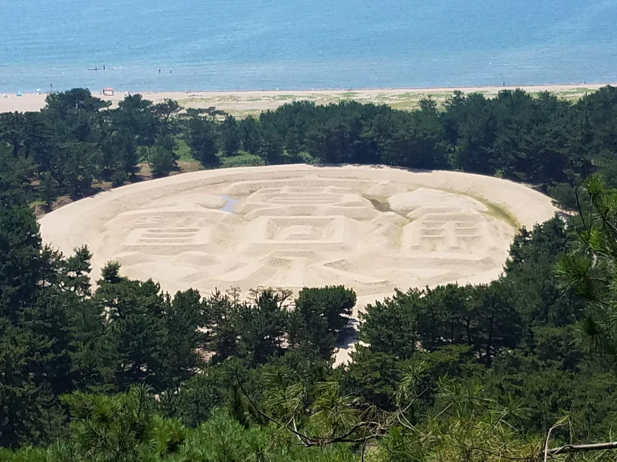 投稿写真：銭形砂絵