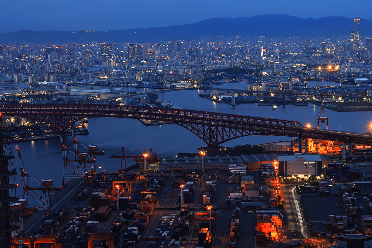 投稿写真：薄暮の大阪