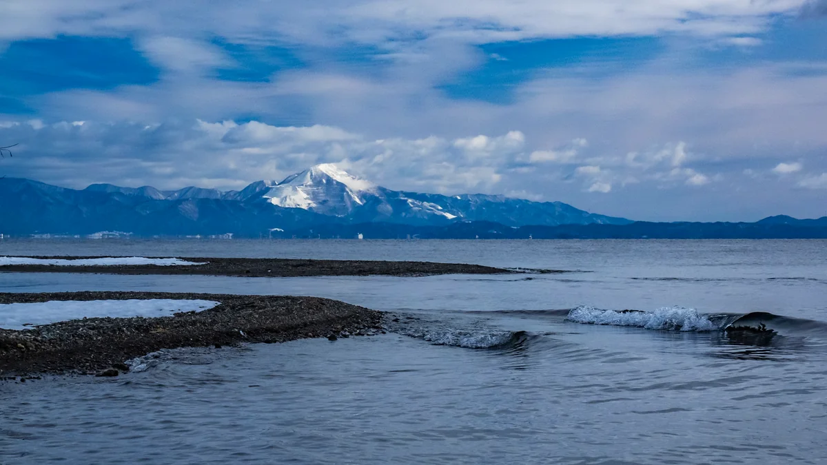 投稿写真：蒼天伊吹の冬景色