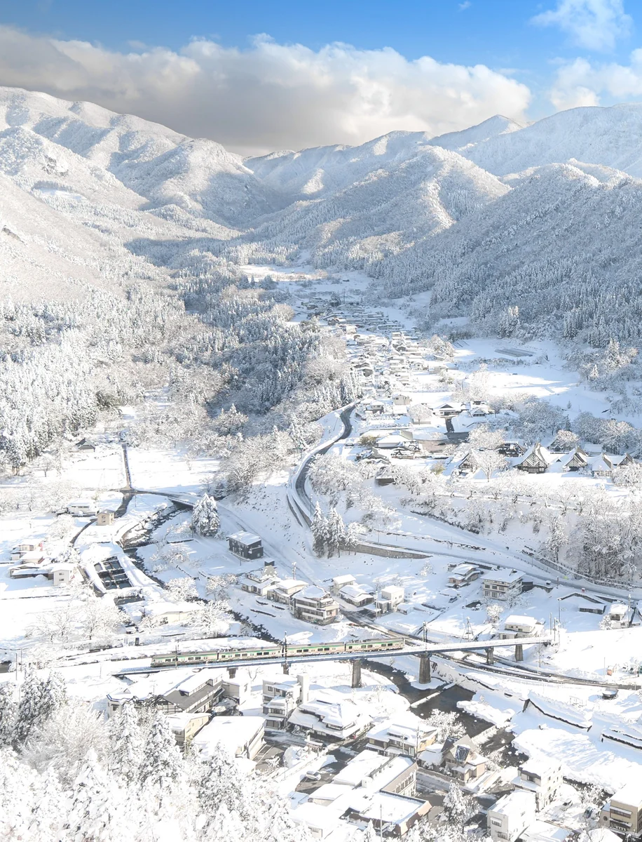 投稿写真：白銀の世界を走る