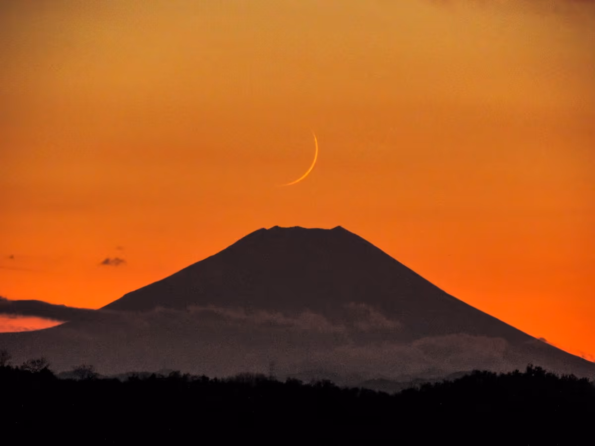 投稿写真：二日月パール富士