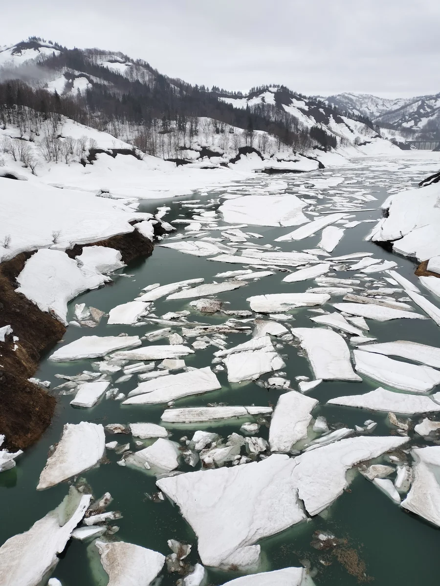 投稿写真：雪流れ
