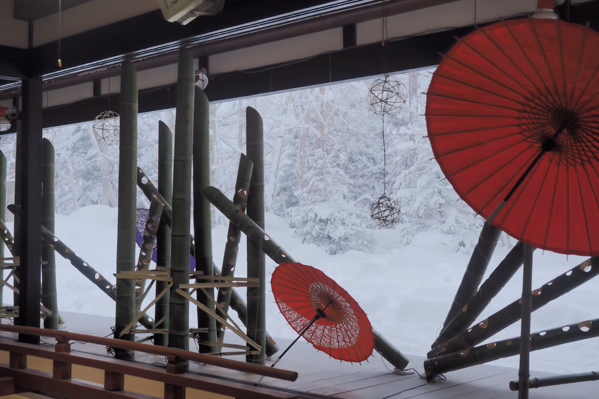 投稿写真：平家の里の雪風景