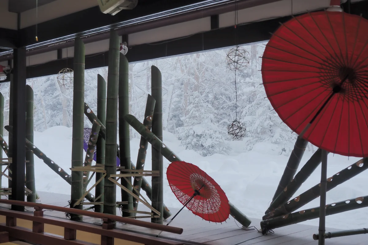 投稿写真：平家の里の雪風景